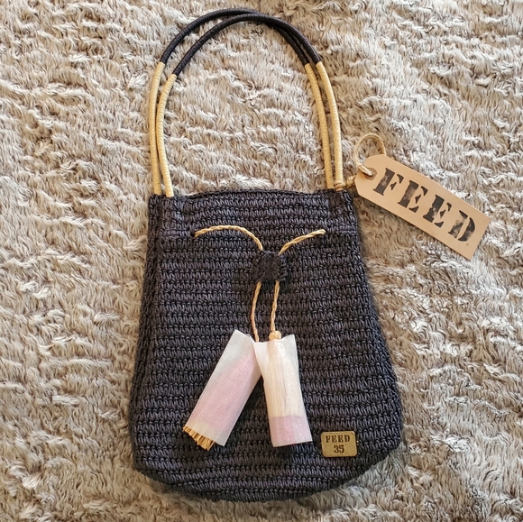 FEED Project Handbags - SUPER SALE FEED Project Blue Bag NWT